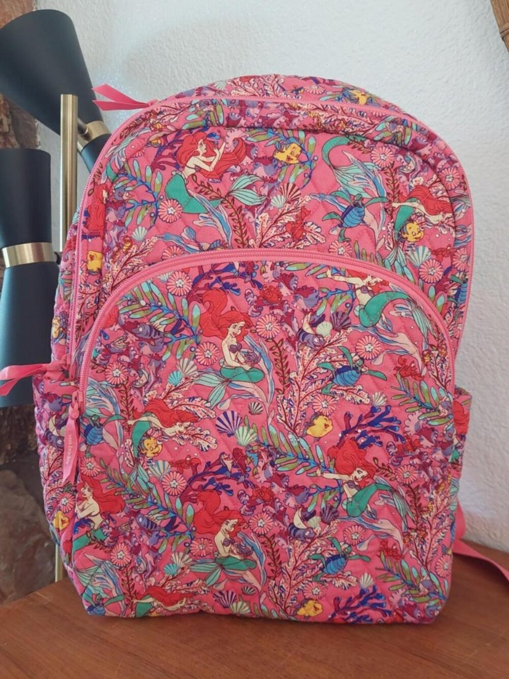 Vera Bradley Disney "Ariel's Pink Lagoon" Essential Large Backpack - NWT Little